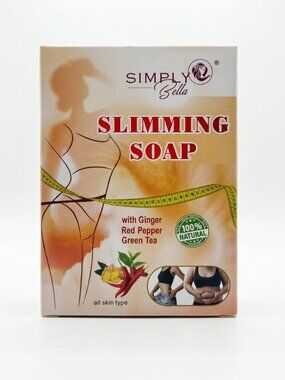 Simply Bella Slimming Soap Ginger Red Pepper Green Tea Body Bar 100g NIB